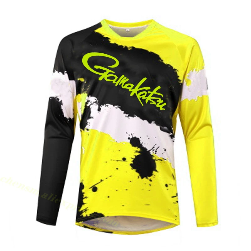 

Dawa Outdoor Breathable Cool Gamakatsu Cycling Jersey Tops Quick-drying Quick Surrender Long Sleeve Sunscreen Fishing Clothes