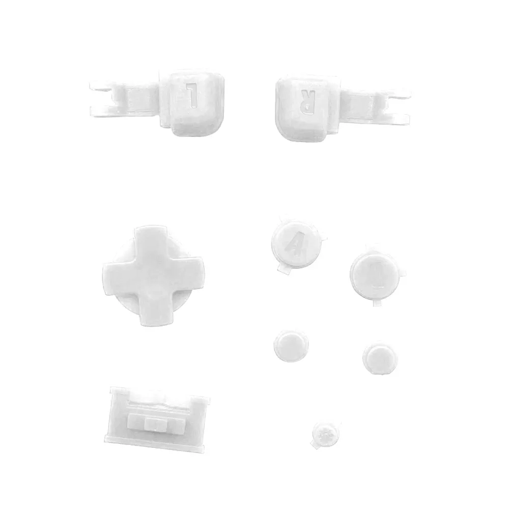 Набор кнопок для клавиатуры Gameboy Advance SP R L A B D-Pad 14 цветов с кнопками включения и