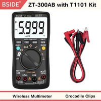 bside zt 300ab wireless digital multimeter true rms manualauto ranging 6000 counts dmm voltage capacitance temp amp ohm diode