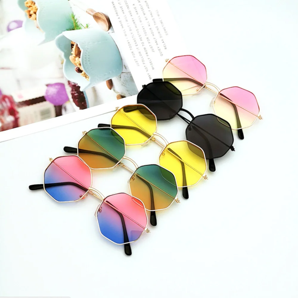 

Retro Small Oval Sunglasses Women Valentine's Day Gift Vintage Shades Color Sun Night Vision Glasses For Female Fashion