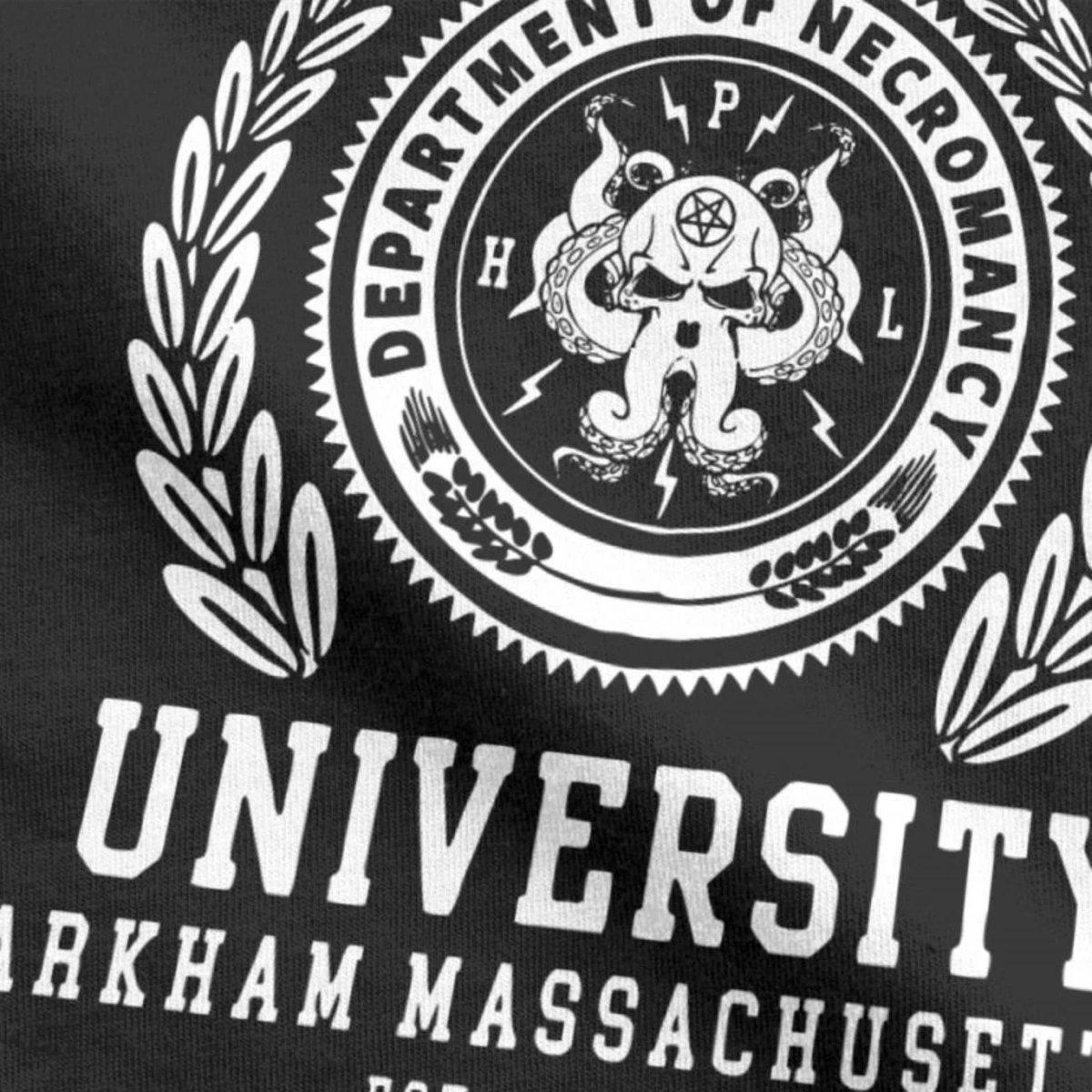 Cthulu And Lovecraft Miskatonic футболка University Мужская с вызовом Cthulhu Necronomicon смешные футболки