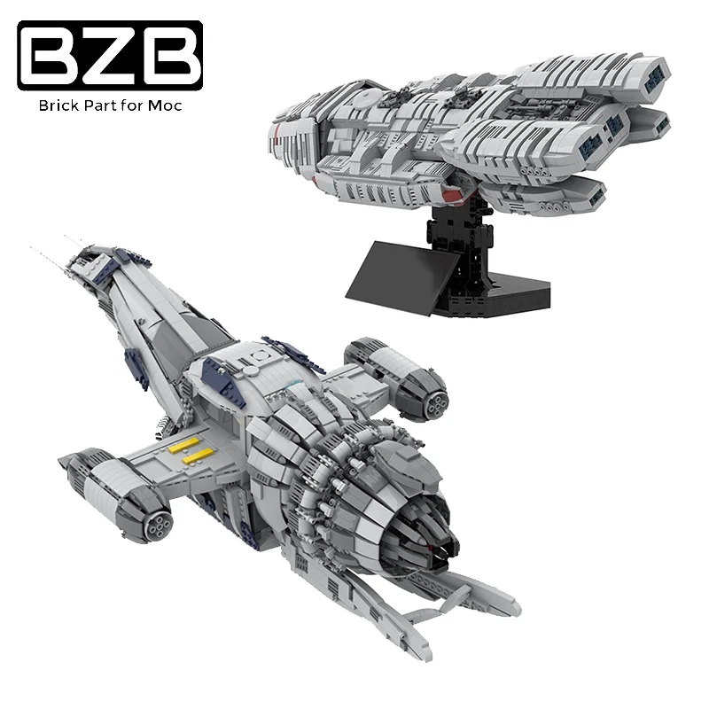 

BZB MOC Star Series Space UCS Galactica Airship Building Block Model Kids Boys DIY Educational Toys Birthday Best Gifts