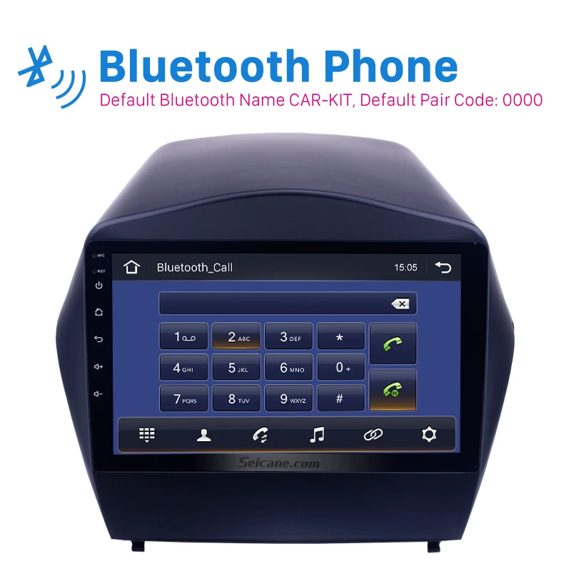 seicane android 10 0 2din car radio for 2009 2010 2011 2012 2015 hyundai ix35 gps multimedia player with bluetooth obd2 4gb ram free global shipping