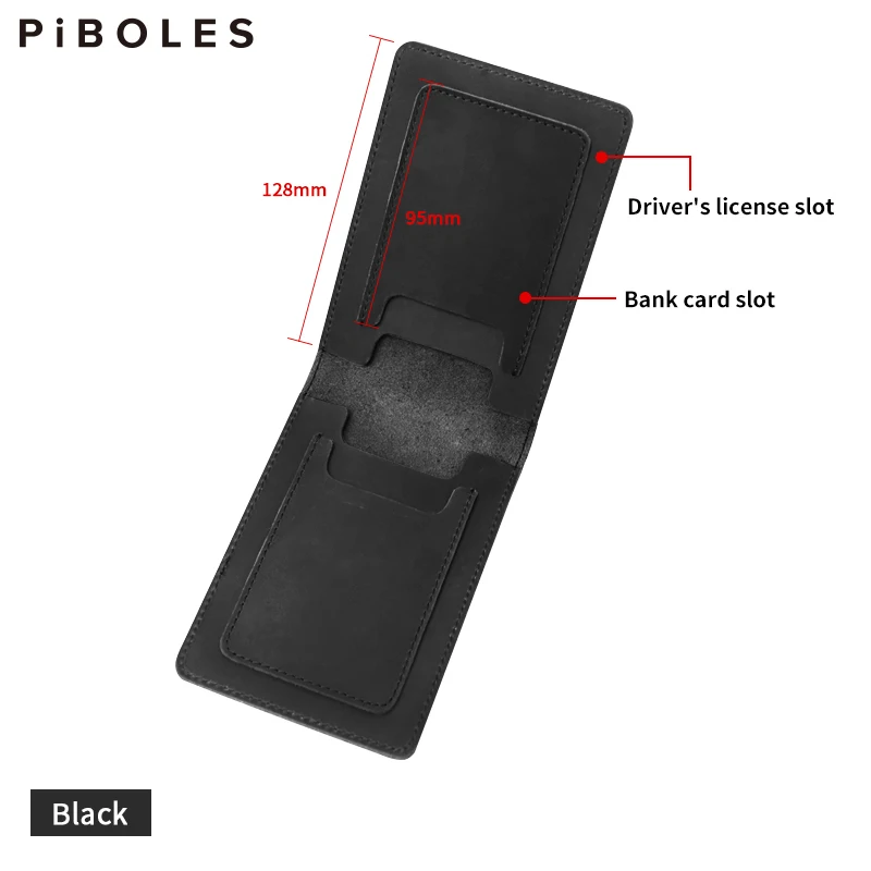 Большой размер держатель для российских водительских прав из натуральной кожи