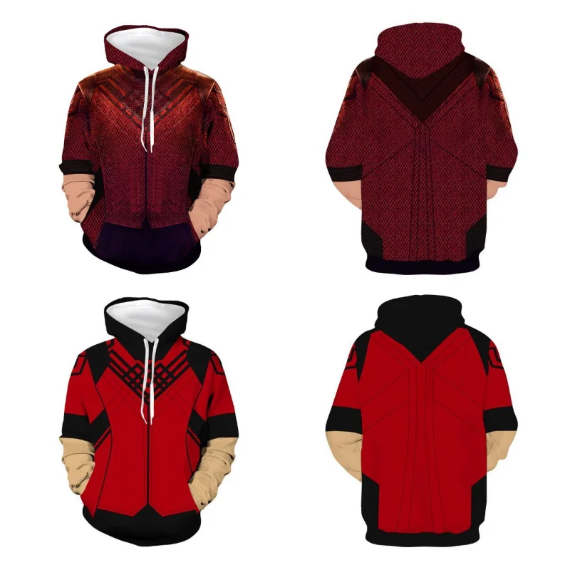 

Shang Cosplay Chi Costume Master of Kung Fu 3D Print Hoodie Sweatshirt Men Women Casual Streetwear Pullover Halloween Costumes