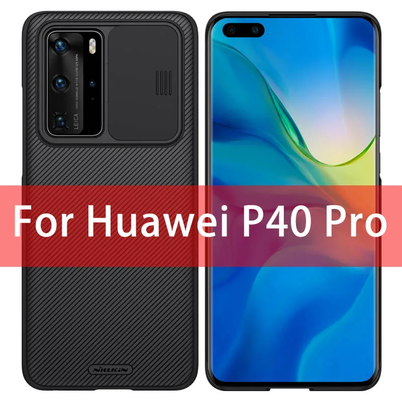 

Чехол для Huawei P40 Pro, чехол NILLKIN CamShield, противоскользящий чехол для камеры с защитой от пыли и отпечатков пальцев для P40 Pro