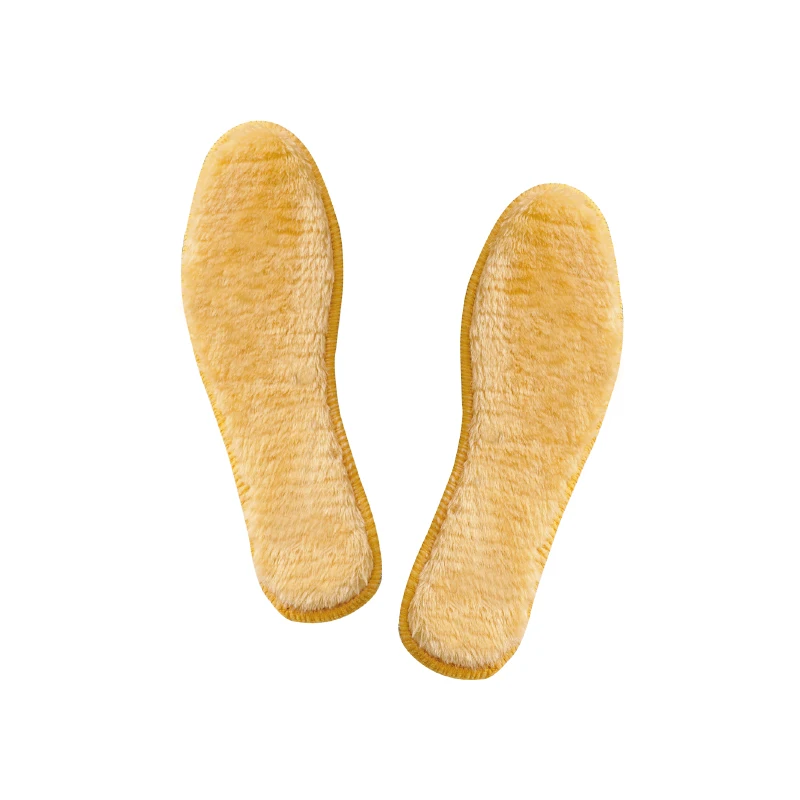 Зимние плюшевые теплые вентилируемые дышащие хлопковые стельки 10 пар женские и