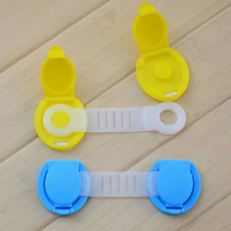 Cerradura de seguridad para beb&eacute; y ni&ntilde;o peque&ntilde;o, caj&oacute;n de refrigerador de protecci&oacute;n, productos para el cuidado del beb&eacute;, 10cm, 5 unids/lote-5