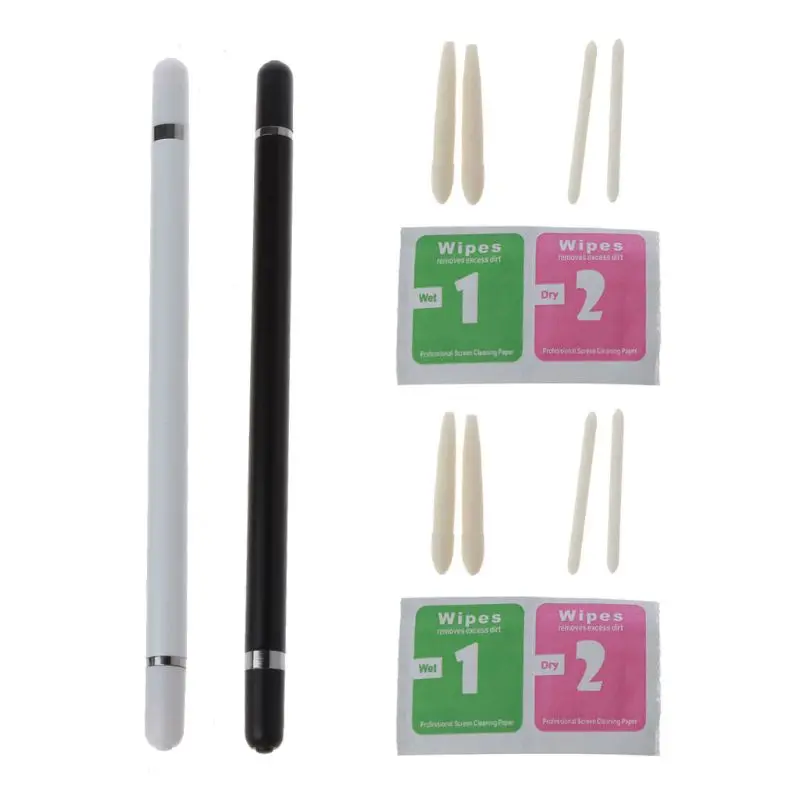 

2 in 1 Touch Screen Pen Stylus Capacitance Pen Disinfection Alcohol Pen Fiber Nib for Pad Phone All Mobile Phones Tablet