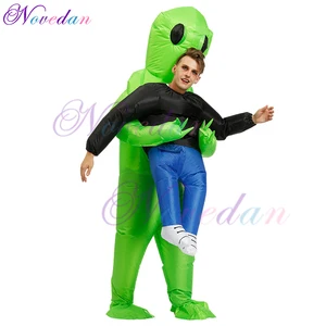 Забавный Чужой надувной карнавальный костюм вечерние Рождество вечерние Хэллоуин выполните надувной костюм, способный преодолевать Броды для взрослых
