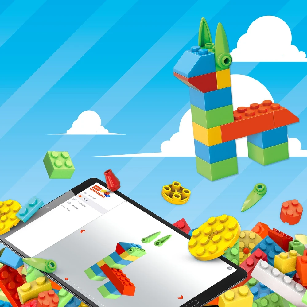 Конструктор Mega Construx Тубус средний 140 деталей GVM56 | Игрушки и хобби