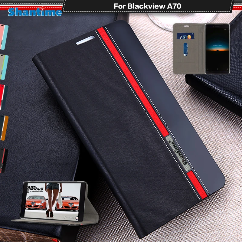 

Luxury PU Leather Case For Blackview A70 Flip Case For Blackview A70 Phone Case Soft TPU Silicone Back Cover