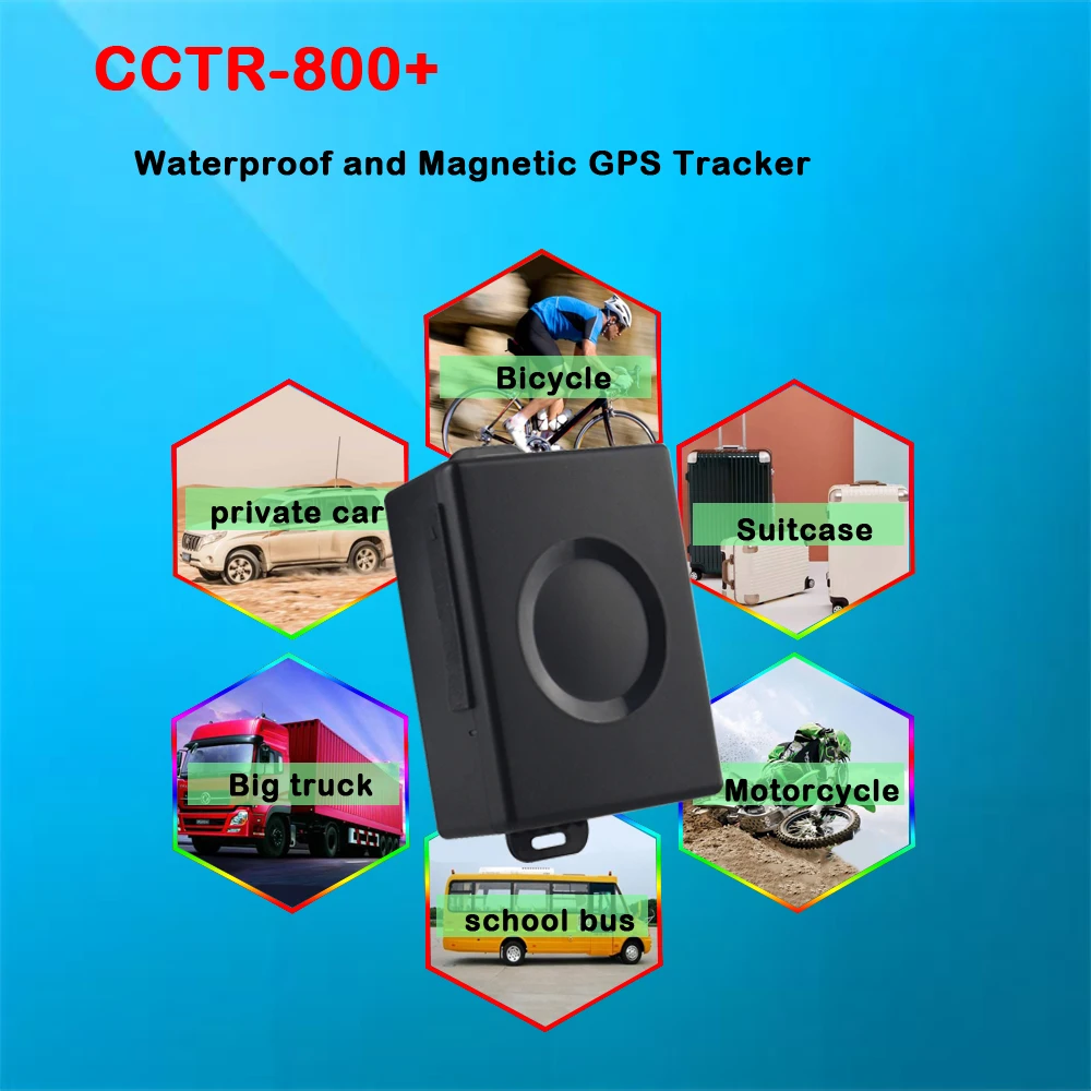 CCTR 800 + Водонепроницаемый GPS автомобильный трекер с мощным магнитом 6000 мАч батарея