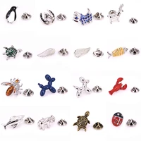 high quality brooch for men animal lobster turtle fish lapel pin successful mens music brooches accessories jewelry wholesale