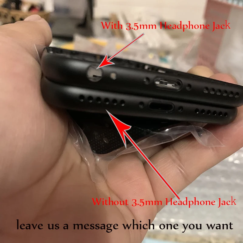 AAA Качество стеклянный корпус задняя крышка для iPhone 6 6s plus как 8 шасси Крышка