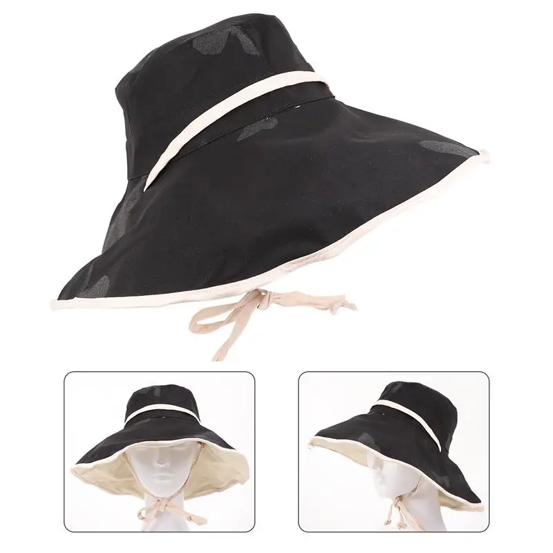 

1pc Outdoor Sun Protection Cap Large Beach Hat Stylish Summer Hat for Women