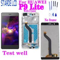 for huawei p9 lite lcd display touch screen digiziter assembly with frame 19201080 p9 lite lcd vns l31 l21