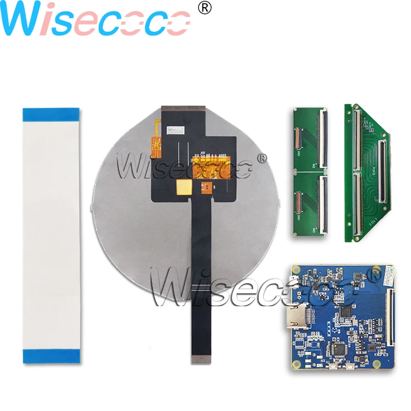 5 "pulgadas 1080*1080 de 1080P MIPI redondo c&iacute;rculo IPS Circular m&oacute;dulo TFT LCD Panel de visualizaci&oacute;n de pantalla ES050YMM-A00 con placa Raspberry PI-5