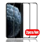 2 шт.лот, Защитное стекло для apple iphone 11 pro max 2019, защитная пленка для экрана iphone x xs xr, закаленное стекло