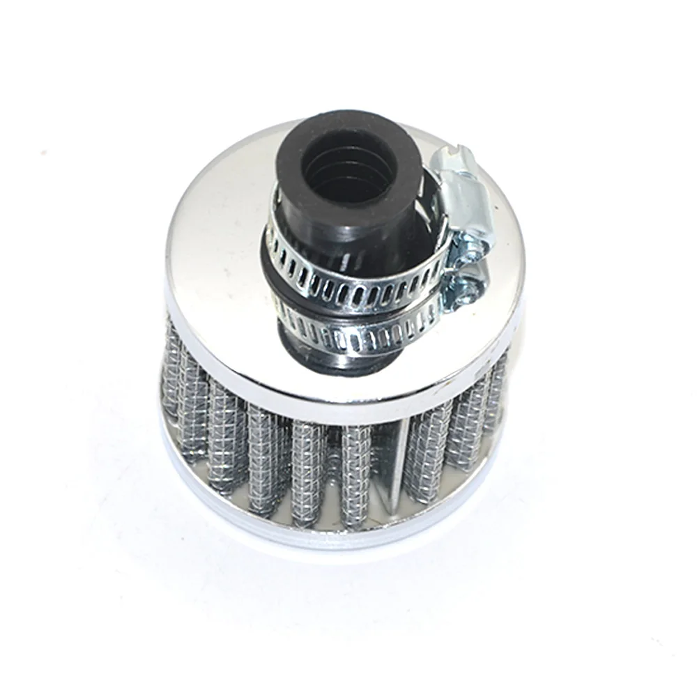 Серебряный воздушный фильтр автомобильный конусный холодного воздуха турбо