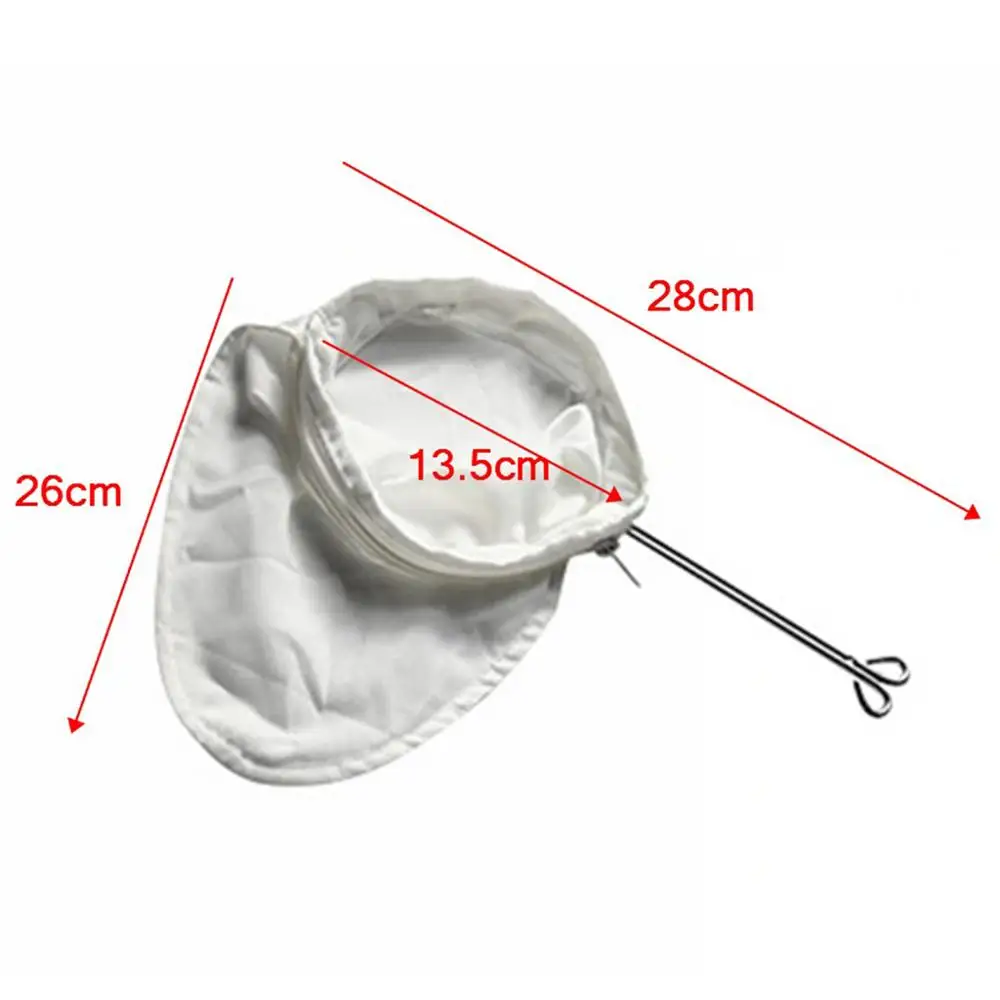 S (Bag with Handle) Многоразовые фильтры для кофе, хлопковые фильтры для кофе, молока, чая, капельная Кофеварка, капельные инструменты, сетчатый пищевой фильтр для заваривания трав - Цвет: S (Bag with Handle)