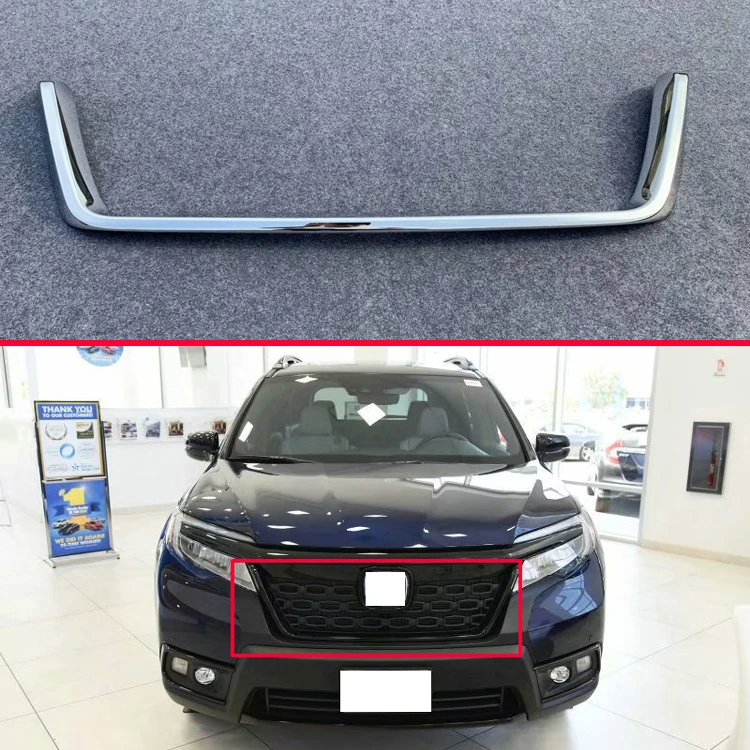 Автомобильные аксессуары для Honda Passport 2019 2020 Хромированная передняя и центральная