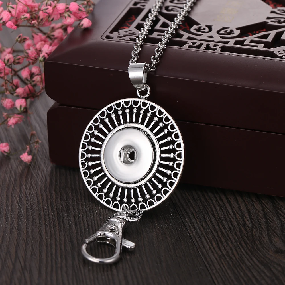 2019 новые ювелирные изделия винтажные круглые застежки подвеска ожерелье 18 мм