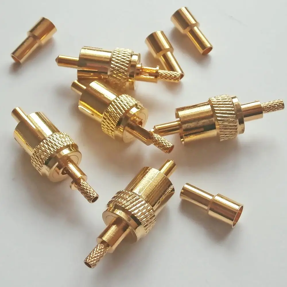 1 шт. РЧ разъем коаксиальный RCA заглушка для окна ОБЖИМНАЯ кабеля RG316 RG174 RG179 LMR100