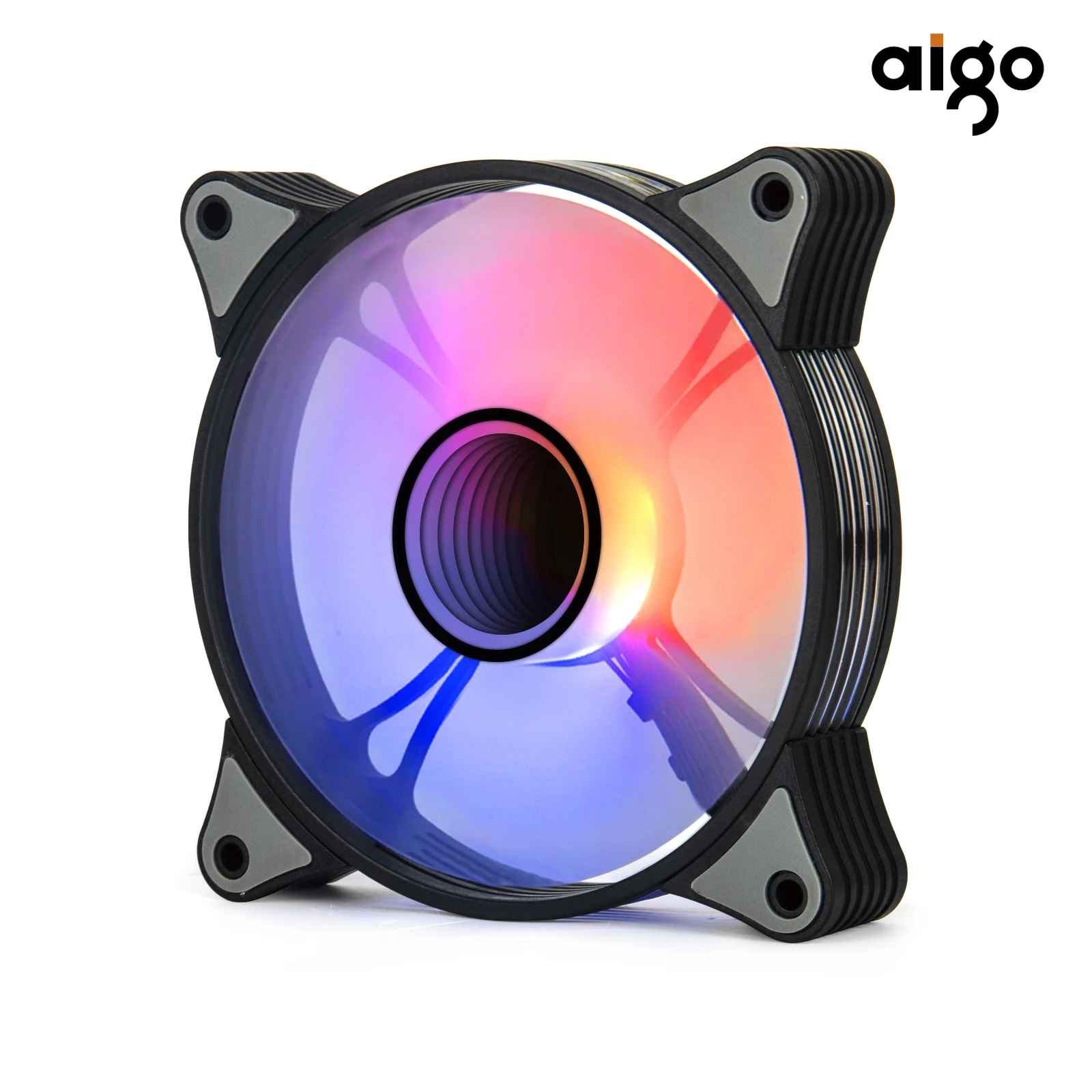 Вентилятор Aigo AR12PRO для компьютера 120 мм rgb вентилятор 4 контакта ШИМ охлаждения 3 5 В