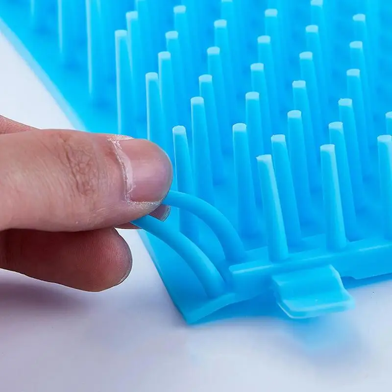 Мягкая мягкая силиконовая портативная для мытья лап домашних животных щетка