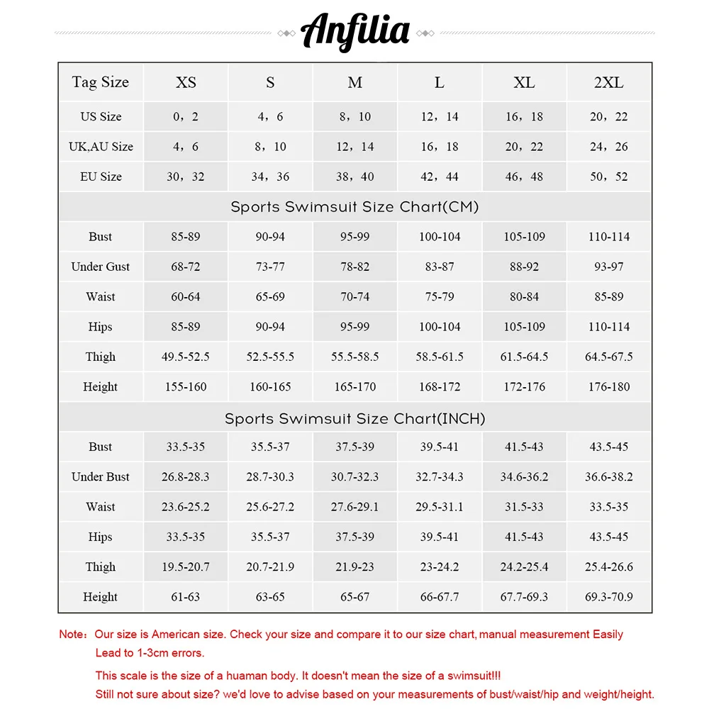 

Anfilia One Piece Women Pro Sports Swimwear Boyleg Knee-length Sport Swimsuit Patchwork Beach Wear Bathing Suit