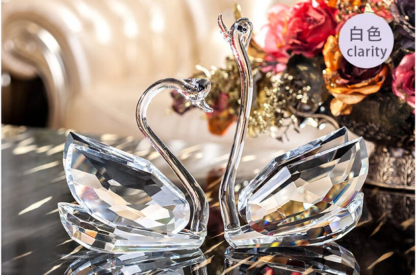 621 + креативный свадебный подарок с кристаллами лебедя высококачественный винный