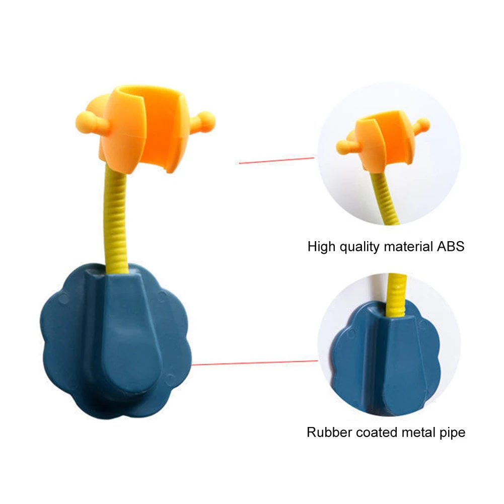 

Shower Head Holder Wall Mount Support Rack Punch-free Bathroom Sprinkler Head Brackets Bathroom Accessaries Parts