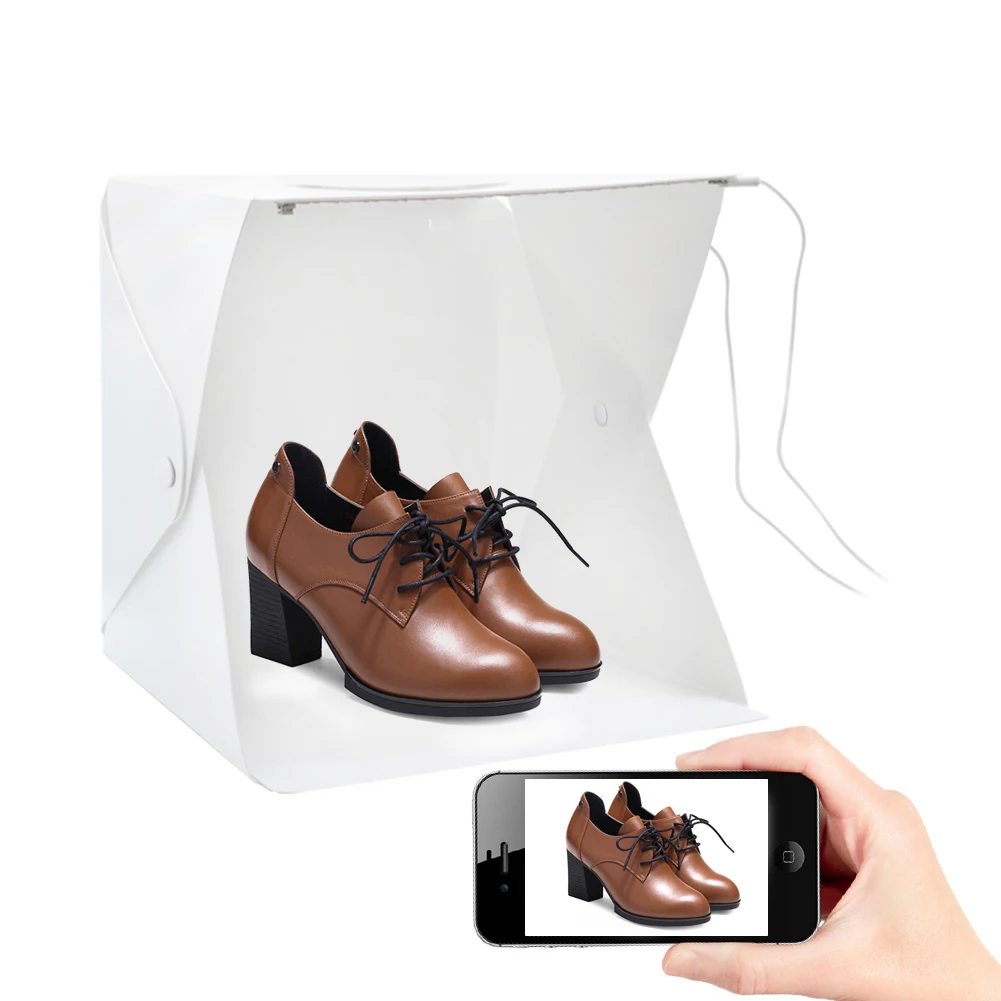 Складной светодиодный лайтбокс со светодиодными панелями 20/30/40 см|Аксессуары для