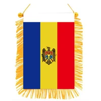 xvggdg 1015cm moldova flag mini double sided printed blackout cloth hanging national flag