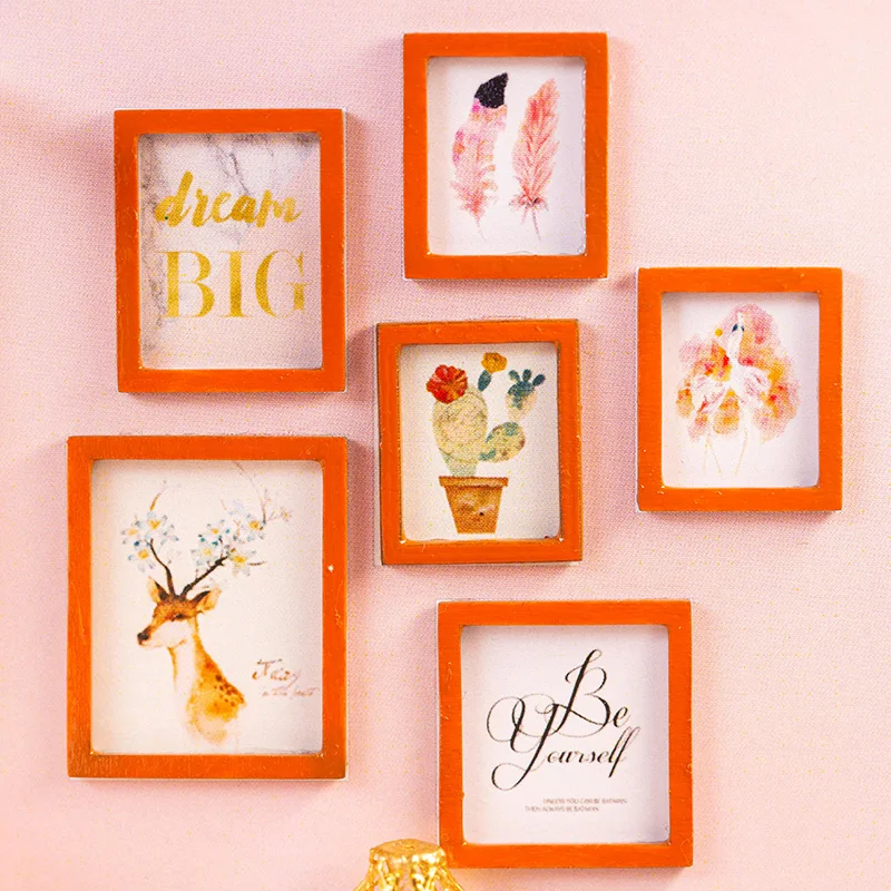 Миниатюрный кукольный домик сделай сам деревянные игрушки комплект розовой