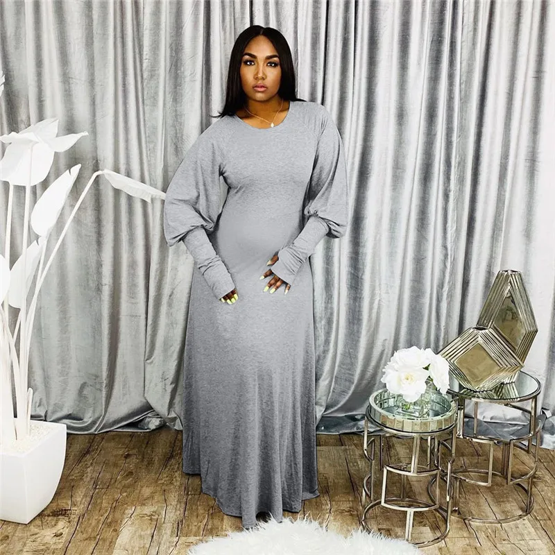 

Elegant Ladies Office Dress Fashion Sexy Solid Color Dress Women Slim Dress long sleeve dress african dresses