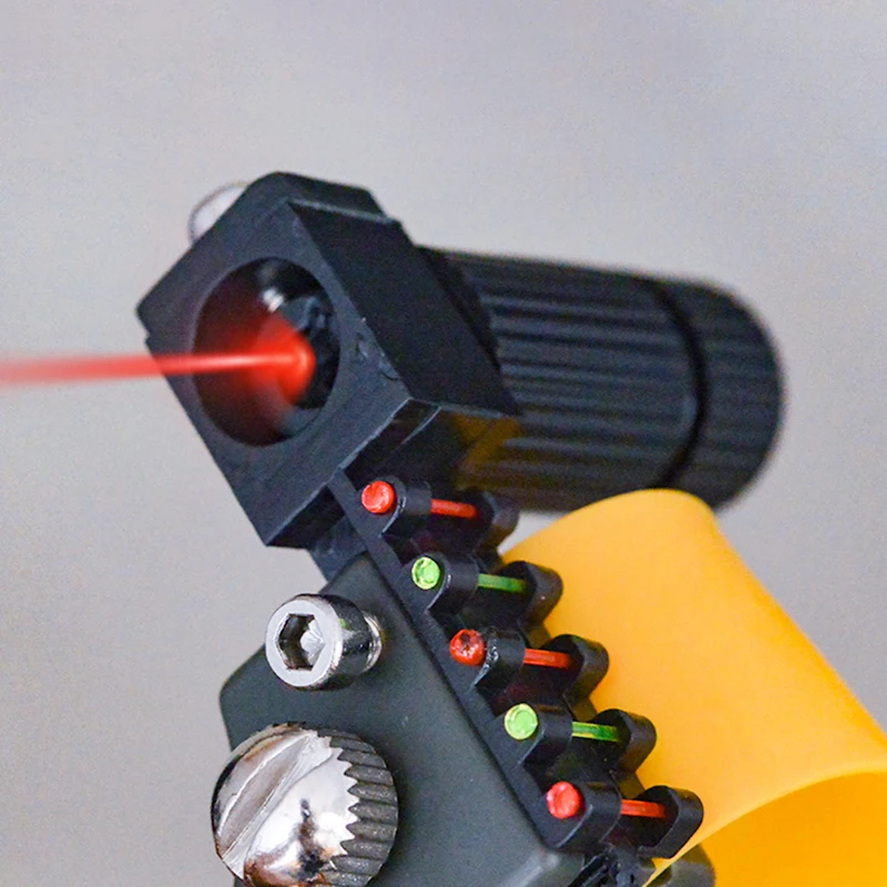 

New Resin Slingshot Laser Infrared Level Meter Screw Spring Fast Pressure Design Suitable for Novice Slingshot Outdoor Shooting