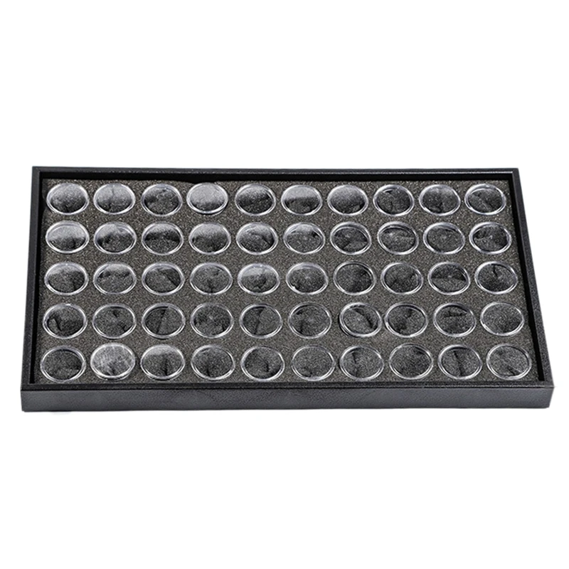 

Nail Manicure Storage Box Nail Art Powder Gems Rhinestone Storage Container Transparent Empty Case