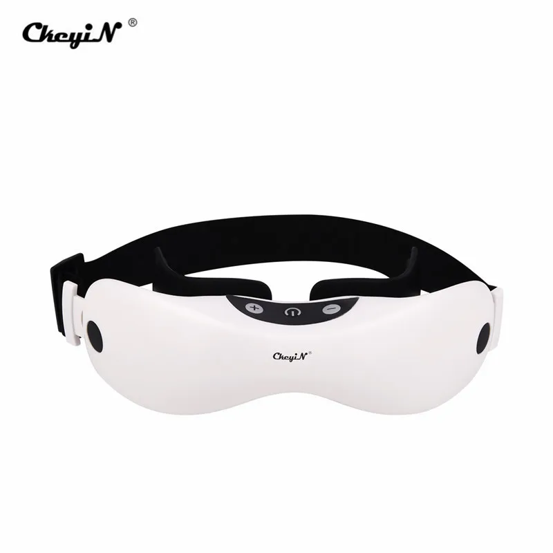 Электрический массажер для глаз перезаряжаемый акупунктурный массаж вибрационные очки против морщин усталость снимает темные круги удаляет Уход за глазами 45