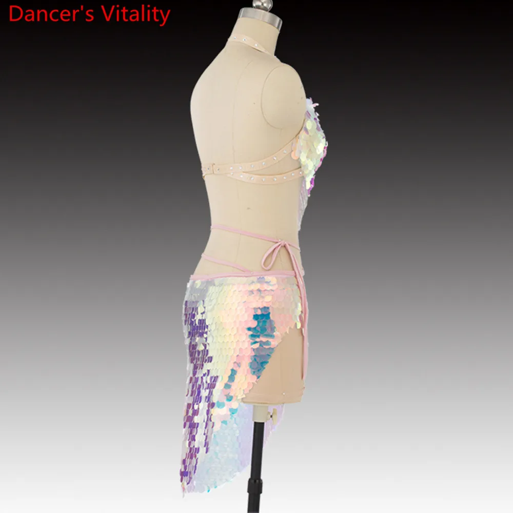 Женская одежда для танца живота 2 типа шикарный танцевальный костюм бюстгальтер +