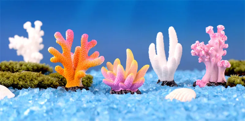 Новый милый полимерный Искусственный аквариум миниатюрное украшение