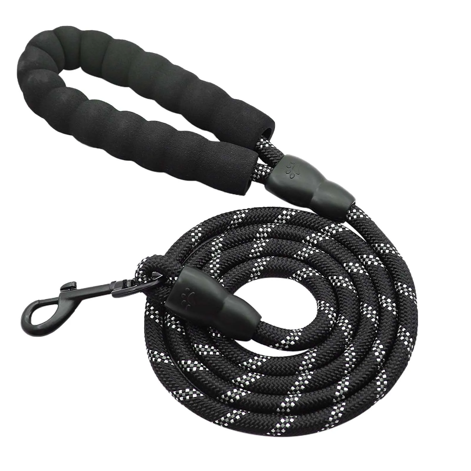 

2021 Dog Collar Strong Dog Leash Large Dogs With Comfortable Padded Handle Dog Accessories Perros Accesorios