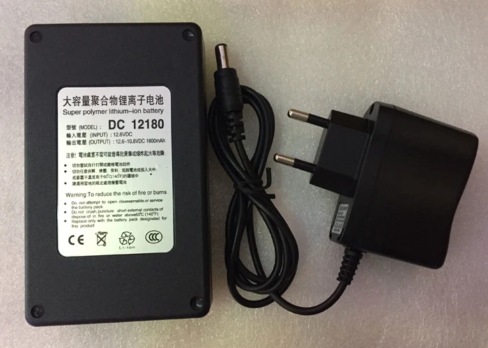 MasterFire 20 компл./лот AC/DC 12V 1800mAh Супер Литий ионный полимерный перезаряжаемый