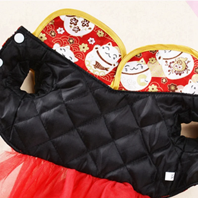 Зимнее теплое пальто реквизит для фотосессии популярный китайский новогодний