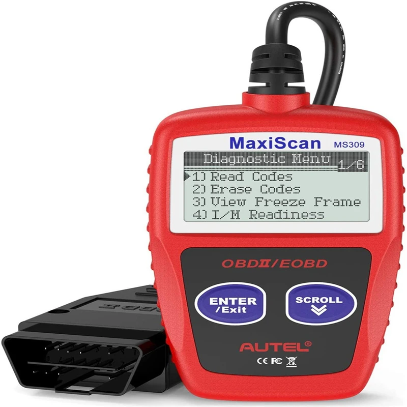 Считыватель кодов MS309 CAN BUS OBD2 диагностический инструмент с поддержкой нескольких