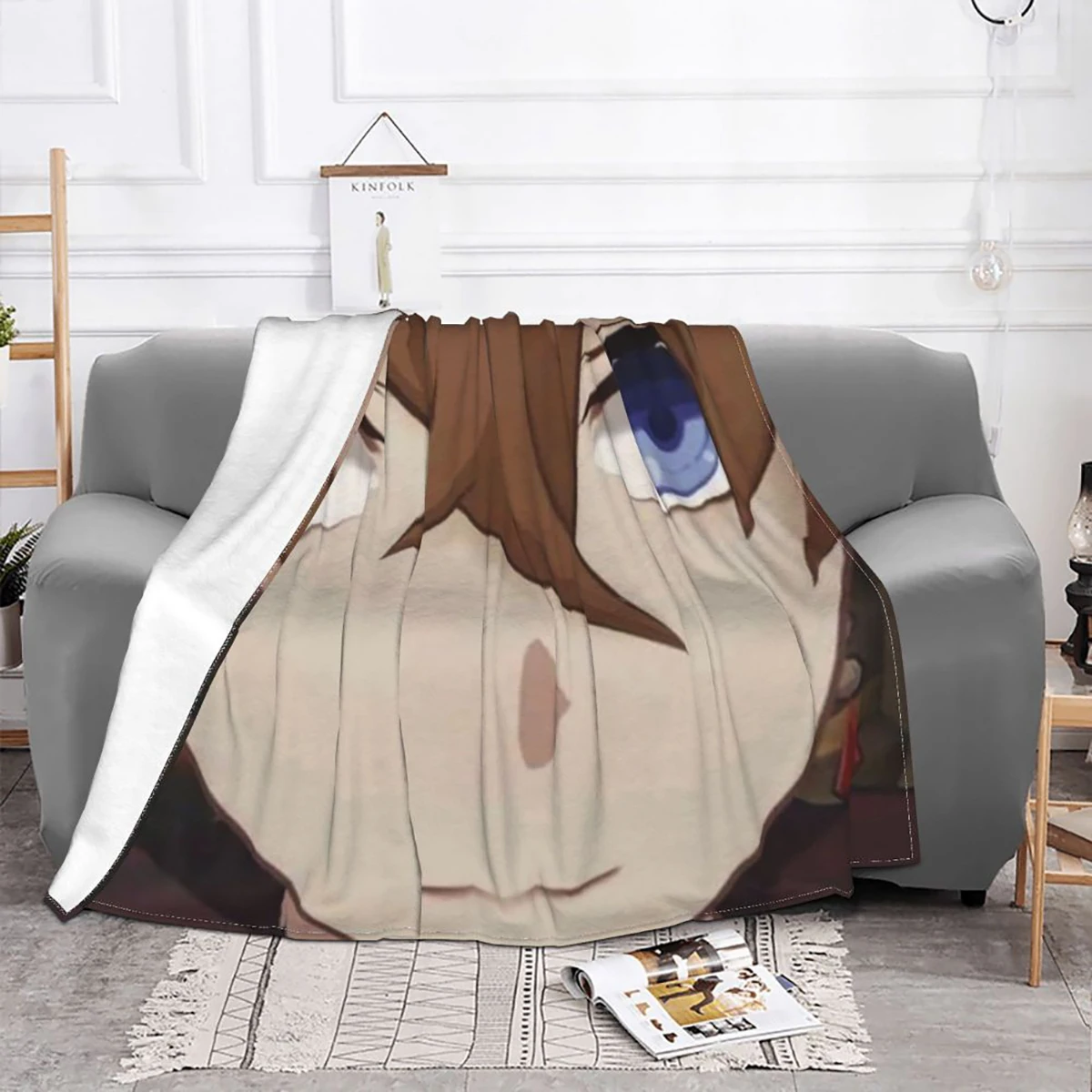 Childe Genshin Impact Blankets Anime Fleece Throw Blanket Home Couch Printed Ultra-Soft Warm Bedspread Bedding | Дом и сад