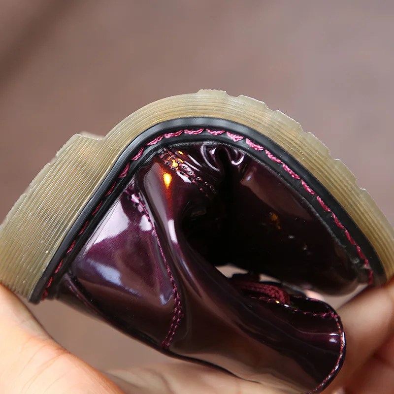 Осенне-зимняя детская обувь лидер продаж Ботинки Martin для мальчиков новая модная