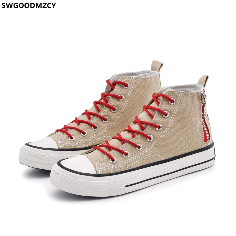 

Non-leather Casual Shoes for Man 2022 Canvas Shoes Men High Top Sneakers Fashion Shoes Online Sapatenis Masculino Zapatos Hombre