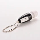 Портативная миниатюрная Массажная палочка подарок для снятия стресса, электронный брелок-кольцо, массажер для всего тела с кнопкой (случайный цвет)